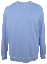Tommy Bahama Men's Big & Tall Flipfield Abaco Reversible Sweatshirt 4XB Sky Blue Heather